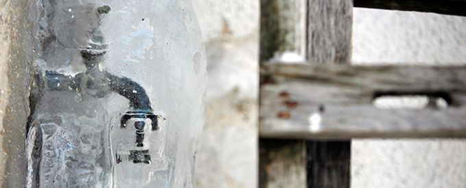 冰冻户外供水装置